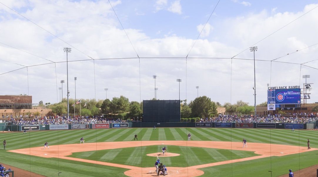 Camelback Ranch view, 2022 Spring Training