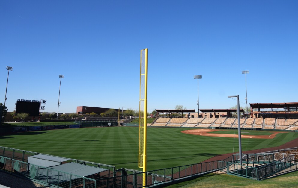 Camelback Ranch view, 2022 Spring Training