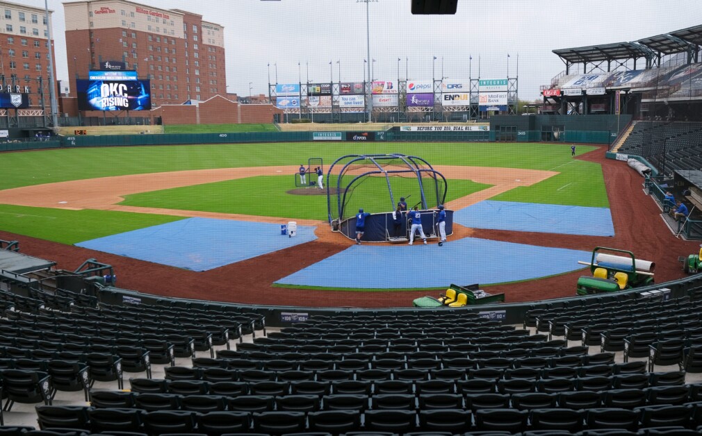 Chickasaw Bricktown Ballpark view