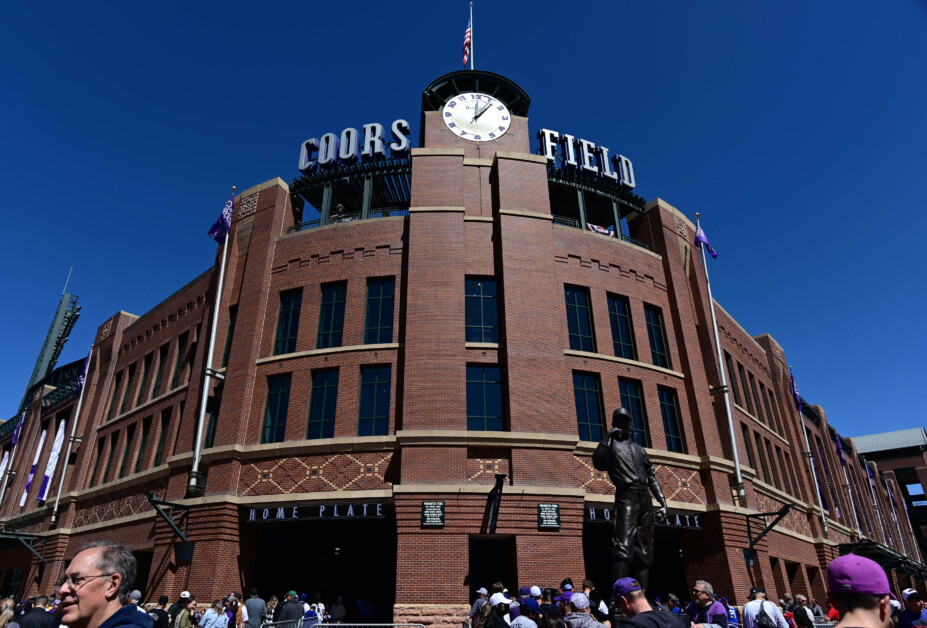 Coors Field entrance, 2022 Opening Day