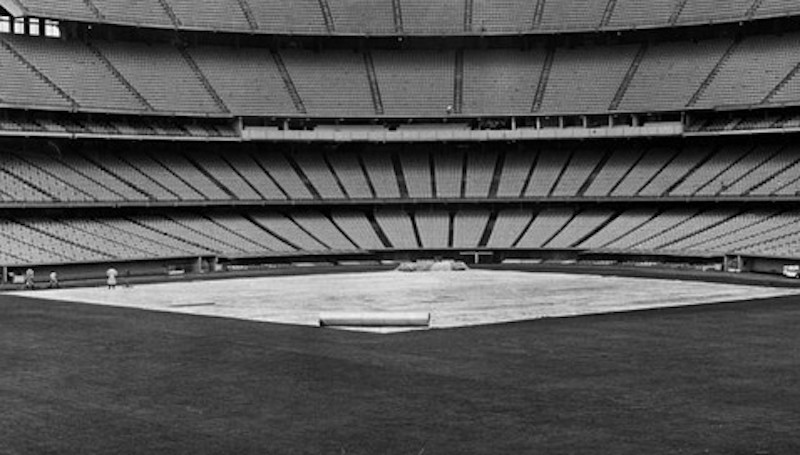 Dodger Stadium rain