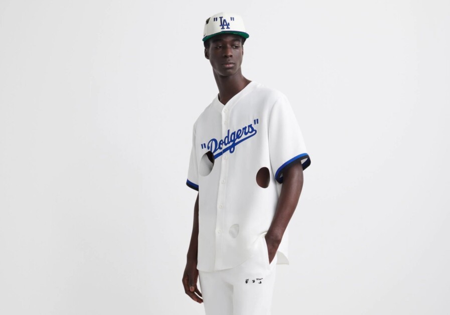 La dodgers jersey white on sale