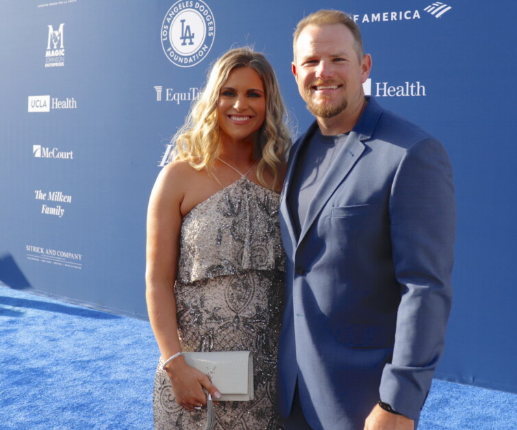 Max Muncy, Kellie Muncy, Los Angeles Dodgers Foundation Blue Diamond Gala