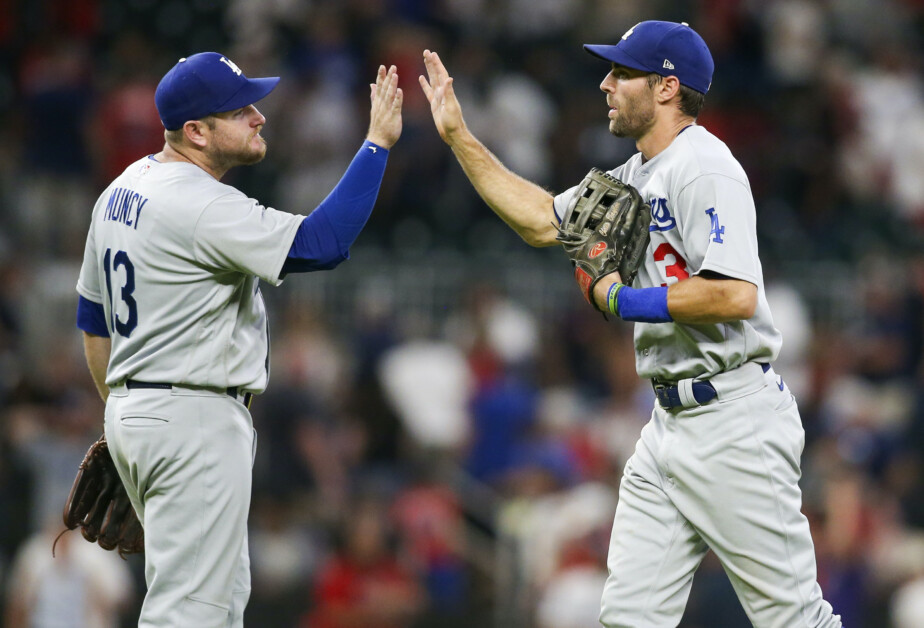 Max Muncy, Chris Taylor, Dodgers win