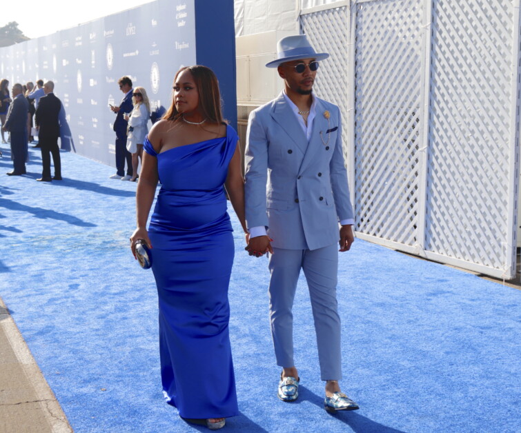 Mookie Betts, Brianna Betts, Los Angeles Dodgers Foundation Blue Diamond Gala