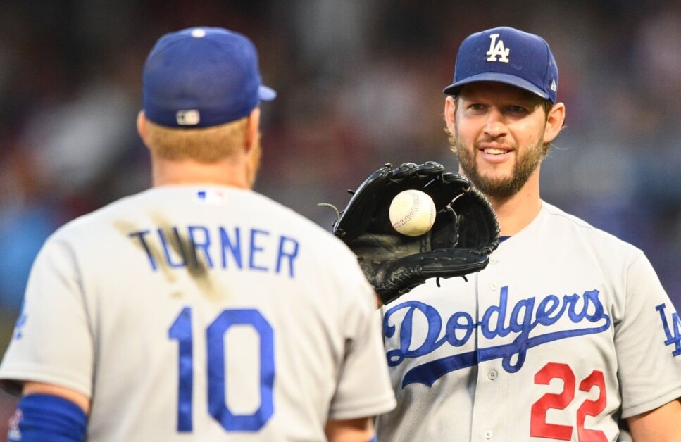 Clayton Kershaw, Justin Turner, Freeway Series