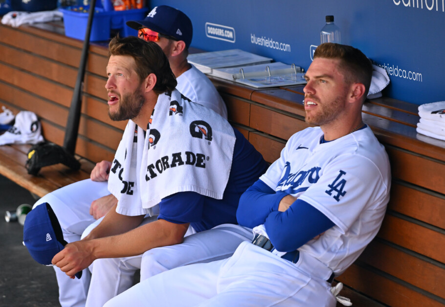 Freddie Freeman, Clayton Kershaw, Max Muncy