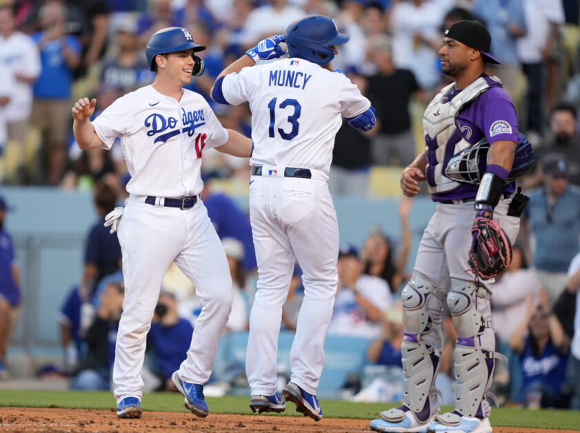 Max Muncy, Will Smith, Elias Diaz