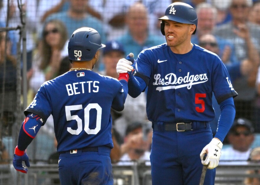 Mookie Betts, Freddie Freeman, Dodgers City Connect