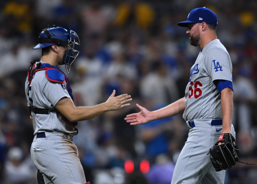 Austin Barnes, Heath Hembree, Dodgers win