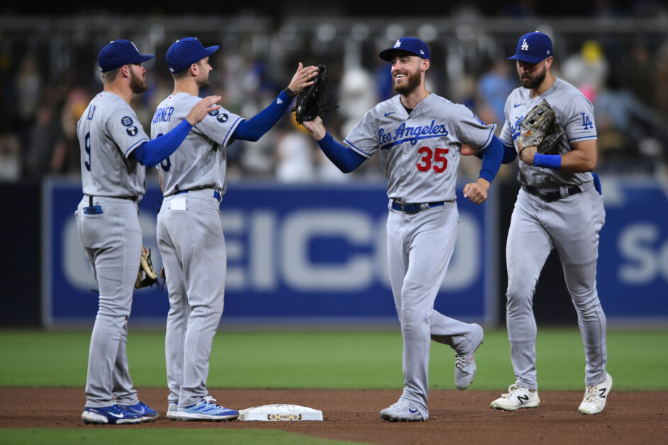 Cody Bellinger, Joey Gallo, Gavin Lux, Trea Turner, Dodgers win