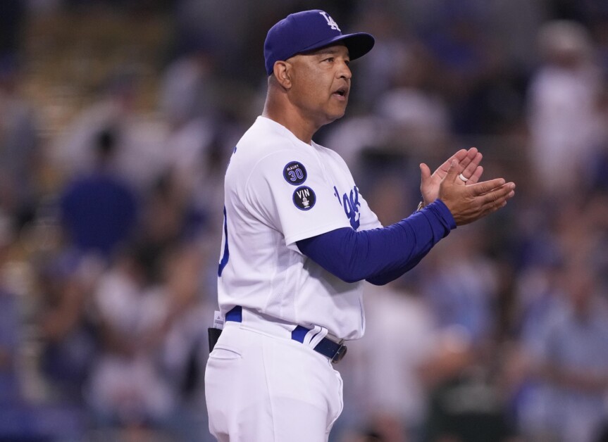 Dave Roberts, Dodgers win