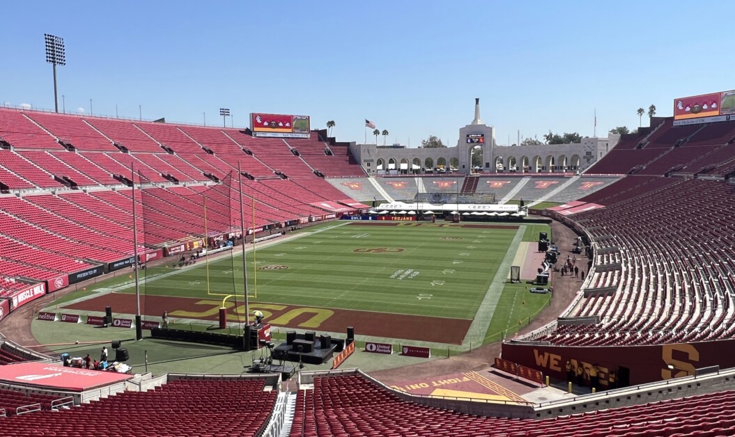 Los Angeles Memorial Coliseum view