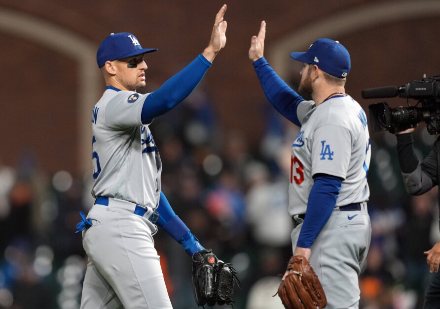 Max Muncy, Trayce Thompson, Dodgers win