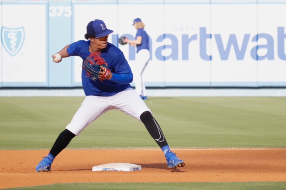 Miguel Vargas, 2022 NLDS workout