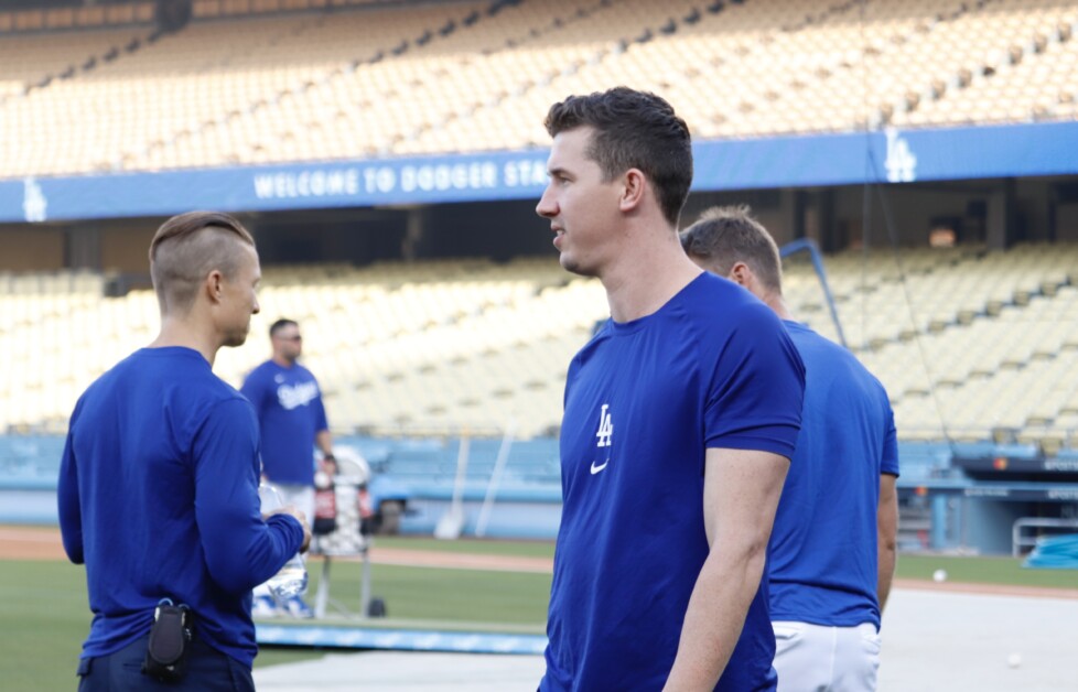 Walker Buehler, Thomas Albert, 2022 NLDS workout