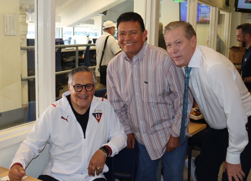 Orel Hershiser, Jaime Jarrín, Fernando Valenzuel