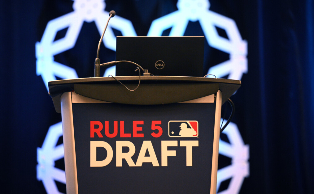 Rule 5 Draft podium sign 2022 Winter Meetings