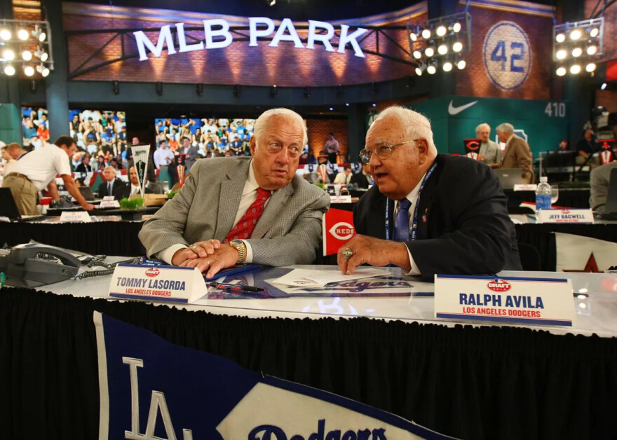 Ralph Avila, Tommy Lasorda, 2010 MLB Draft