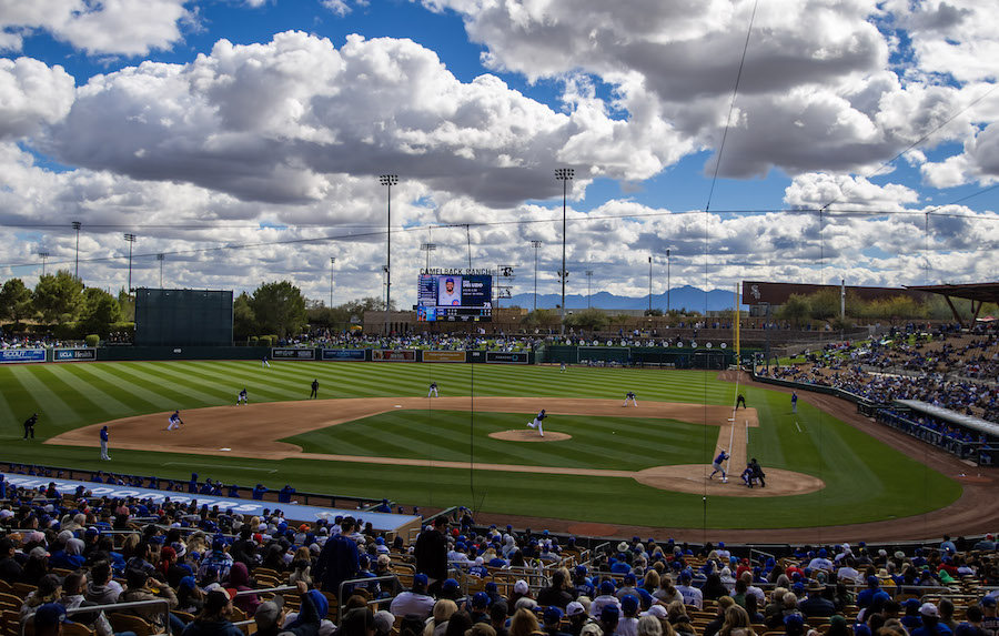 Camelback Ranch view, 2023 Spring Training