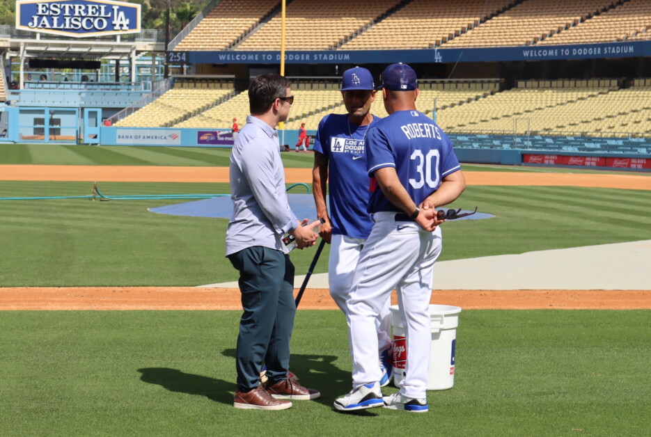 Dino Ebel, Andrew Friedman, Dave Roberts