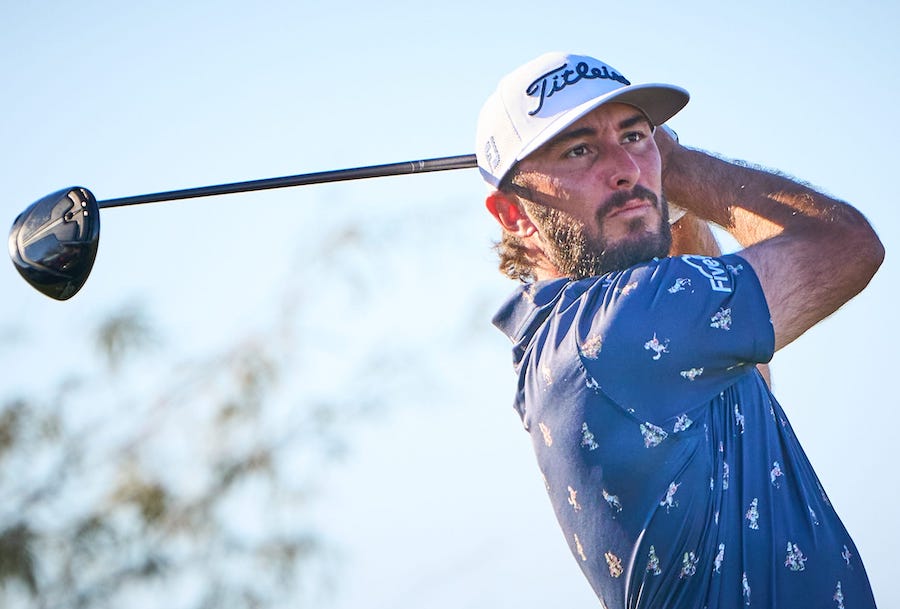 PGA Tour Star Max Homa Wears Dodgers Hat At Waste Management Open In ...