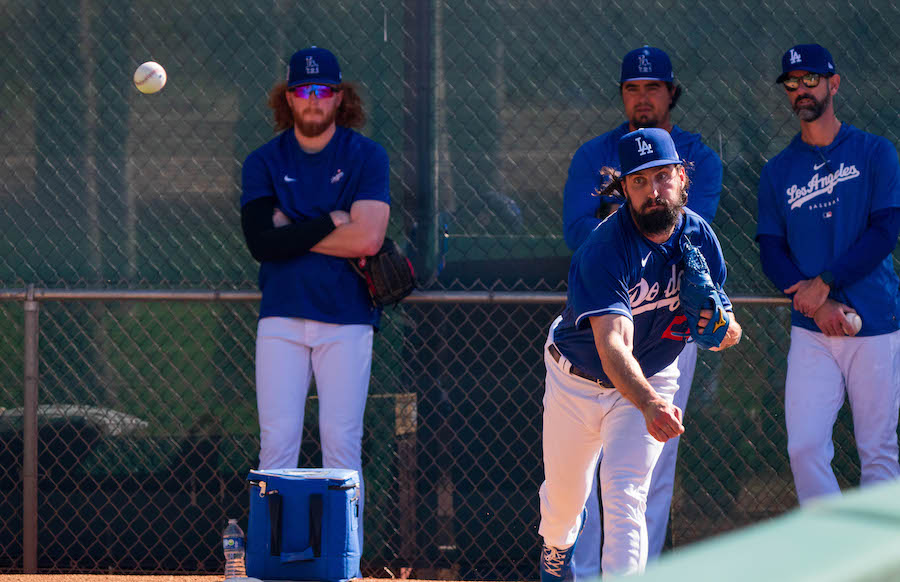 Tony Gonsolin, Dustin May, Mark Prior, 2023 Spring Training