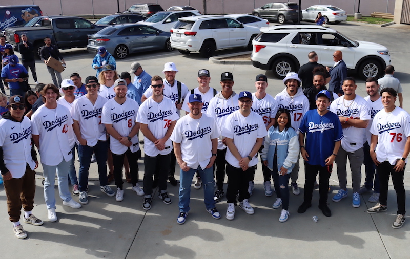 Julio Urías, Brusdar Graterol, Ryan Pepiot, Miguel Vargas, Phil Bickford, Michael Grove, Justin Bruihl, Diego Cartaya, Miguel Rojas, Shelby Miller, Noah Syndergaard, James Outman, Andre Jackson, J.P. Feyereisen, Michael Busch, Yency Almonte, Jeff Garcia, Jackie Ramirez, 2023 Dodgers Love L.A. Community Tour