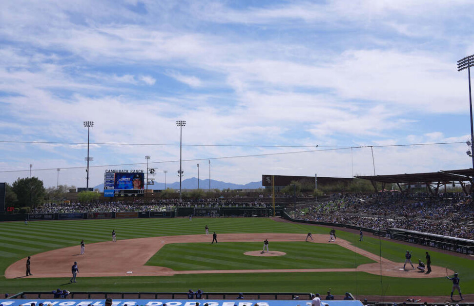 Camelback Ranch view, 2023 Spring Training