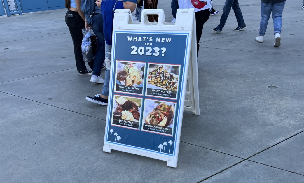 Dodger Stadium food, 2023 season