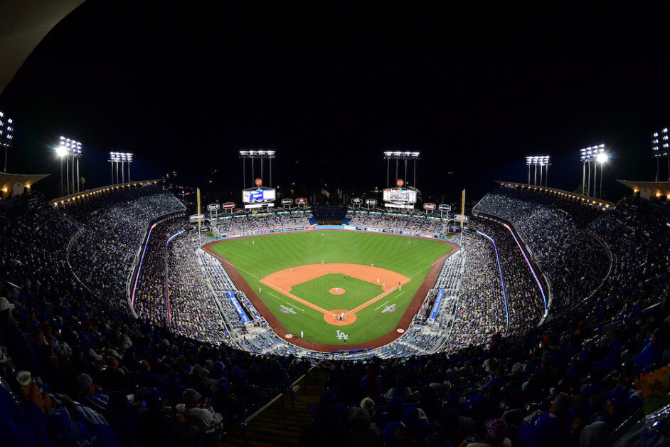 Dodger Stadium view, 2023 Opening Day