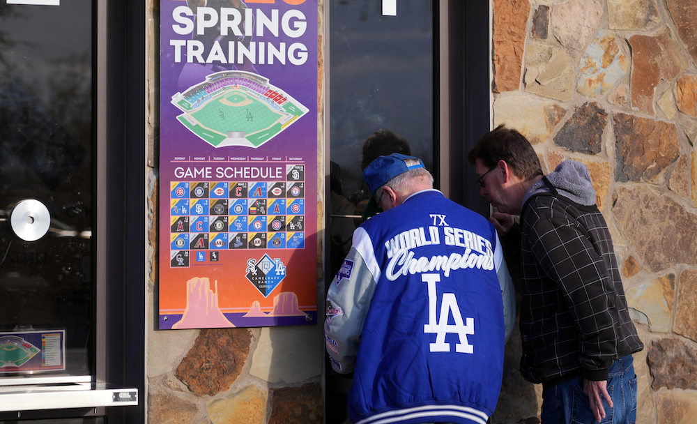 Dodgers fans, tickets, Camelback Ranch, 2023 Spring Training