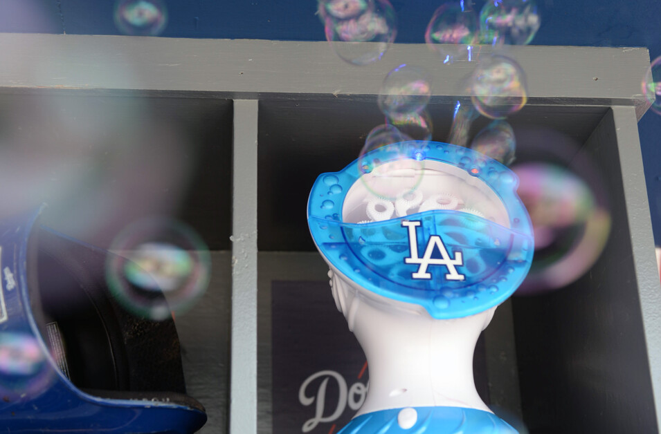 Dodgers bubble machine