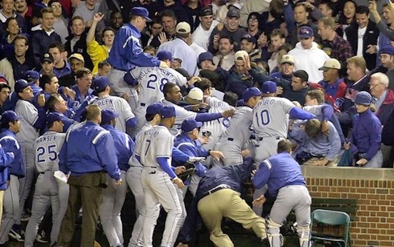 Dave Hansen, Orel Hershiser, Todd Hollandsworth, Wrigley Field