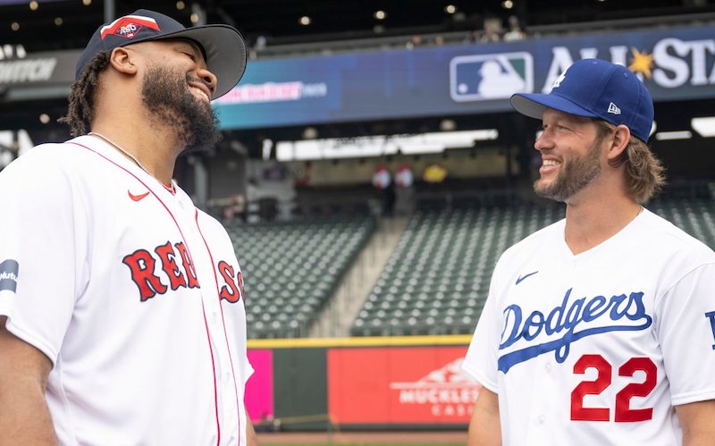 Kenley Jansen, Clayton Kershaw, 2023 MLB All-Star Game