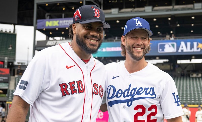 Kenley Jansen, Clayton Kershaw, 2023 MLB All-Star Game