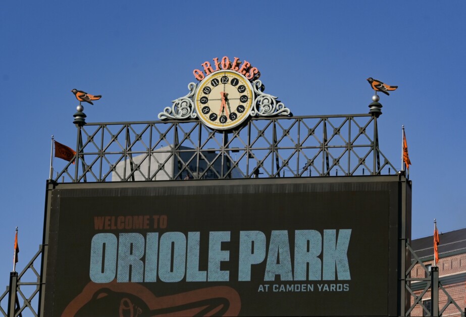 Oriole Park scoreboard