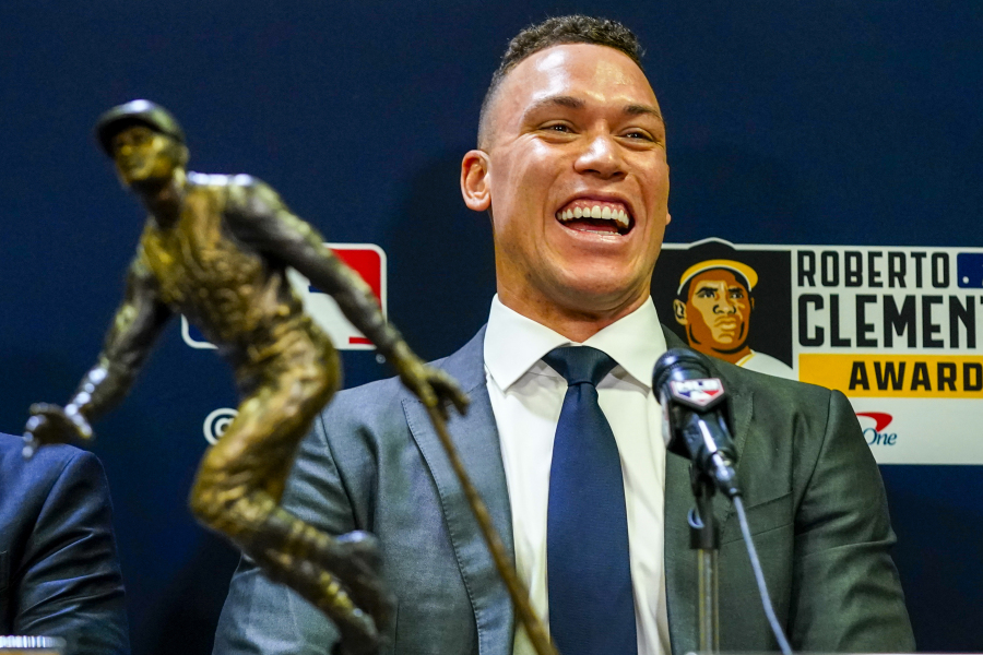 Aaron Judge, 2023 Roberto Clemente Award