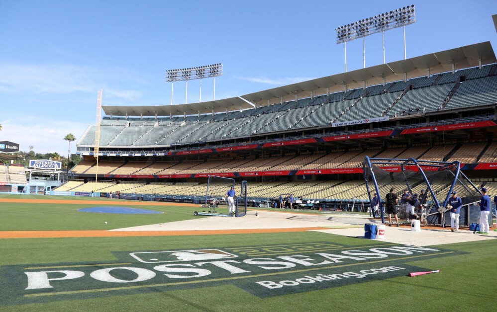 Dodger Stadium view, 2023 MLB postseason