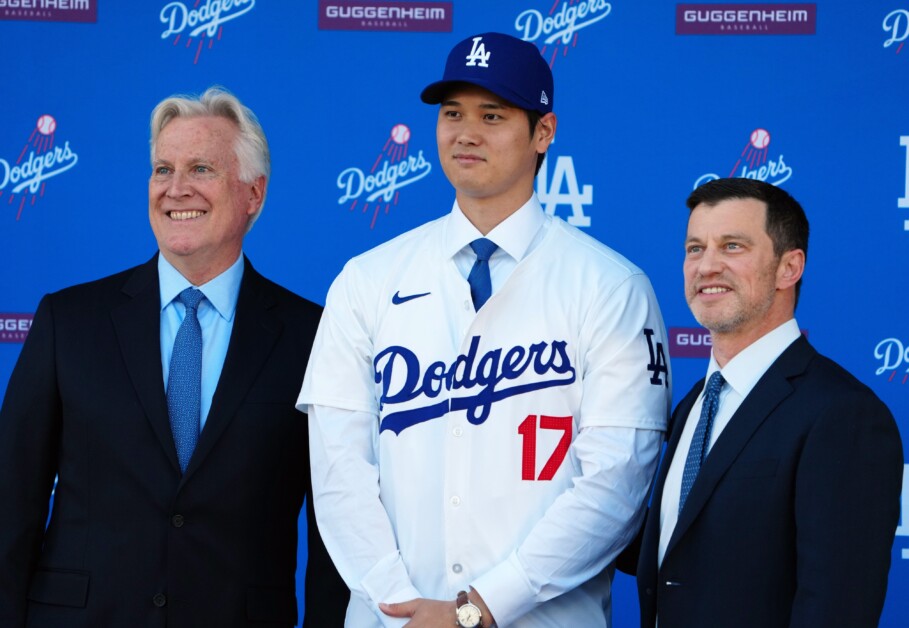 Mark Walter, Shohei Ohtani, Andrew Friedman