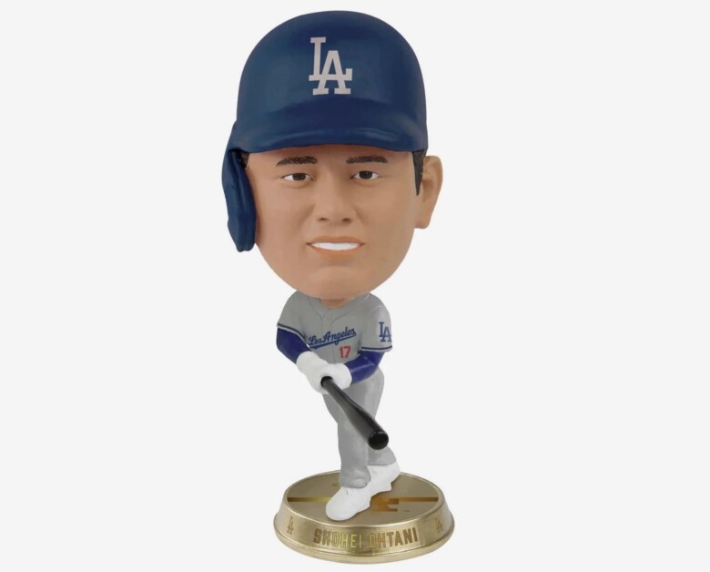 Shohei Ohtani bighead mini bobblehead, FOCO