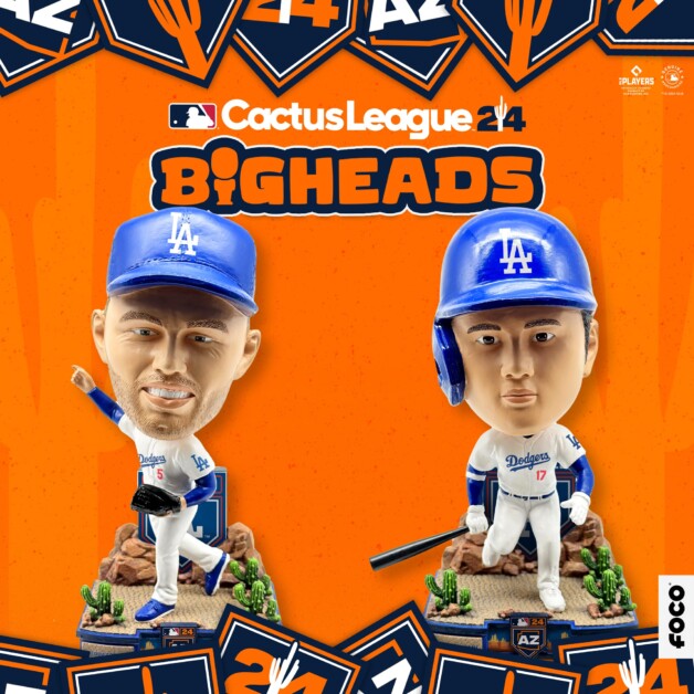 Freddie Freeman, Shohei Ohtani, Dodgers bobbleheads, FOCO