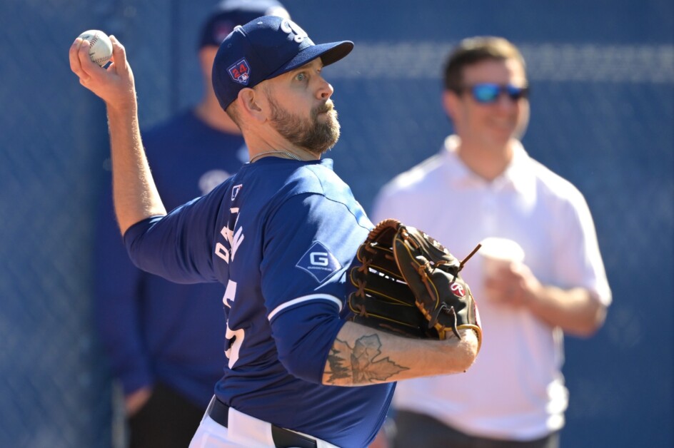 James Paxton, Andrew Friedman, Dodgers workout, 2024 Spring Training