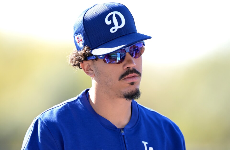 Miguel Vargas, Dodgers workout, 2024 Spring Training