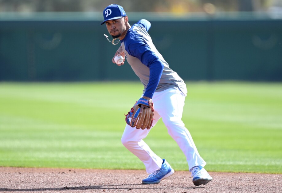 Mookie Betts, Dodgers workout, 2024 Spring Training