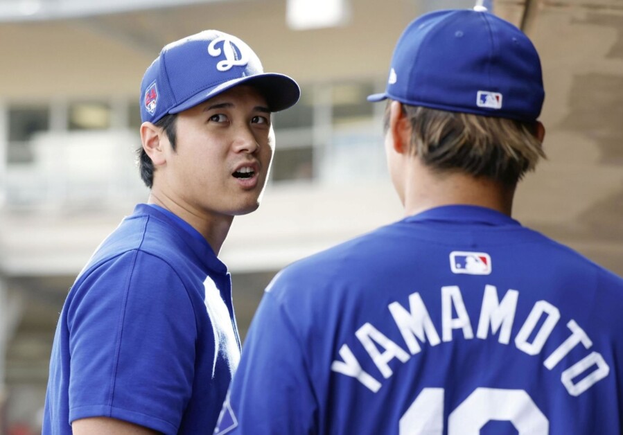 Shohei Ohtani, Yoshinobu Yamamoto, 2024 Spring Training