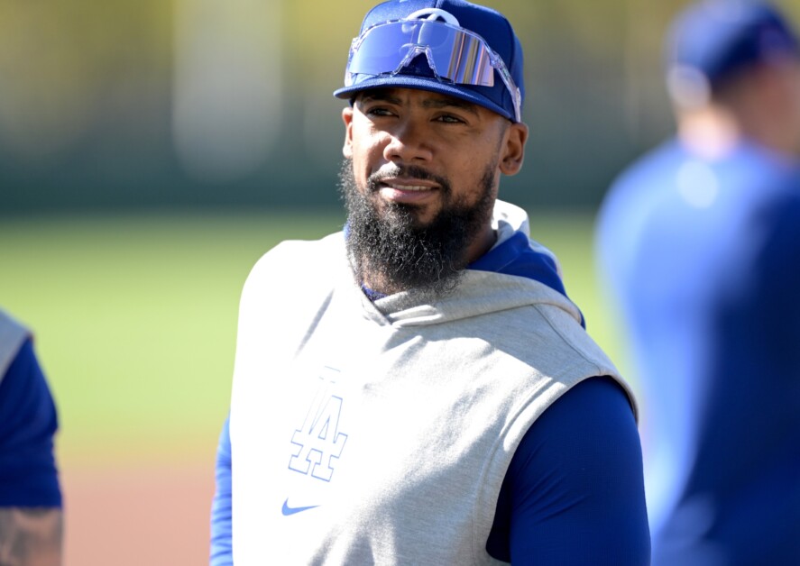 Teoscar Hernández, Dodgers workout, 2024 Spring Training