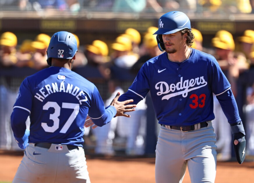 Teoscar Hernández, James Outman, 2024 Spring Training