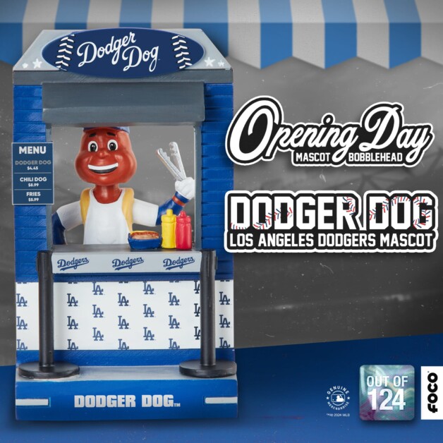 Dodger Dog bobblehead, FOCO