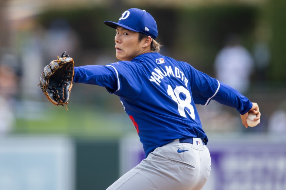 Yoshinobu Yamamoto, 2024 Spring Training